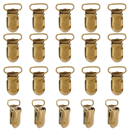 20Pcs Iron Baby Pacifier Clips FIND-FH0012-02AB-1