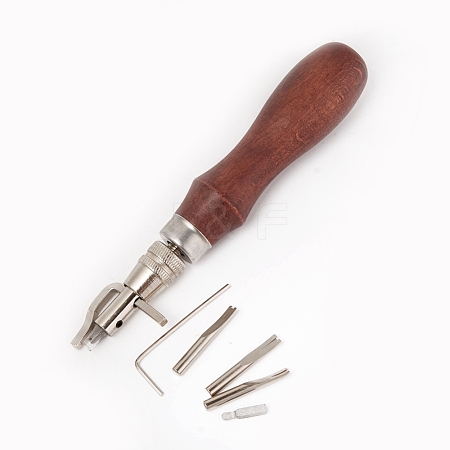 Adjustable Leather Stitching Groover TOOL-WH0119-74-1