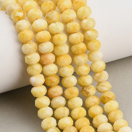 Faceted Dyed Natural White Jade Beads Strands GG-CBAE966-01A-D-1