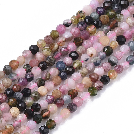 Natural Tourmaline Beads Strands G-S361-2mm-017-1