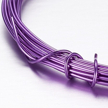 Round Aluminum Craft Wire AW-D009-1.5mm-10m-11-1