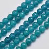 Natural & Dyed Malaysia Jade Bead Strands G-A146-8mm-A24-1