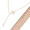 Flower Natural Cultured Freshwater Pearl Pendant Necklaces NJEW-TA00223-4