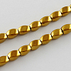Non-magnetic Synthetic Hematite Beads Strands X-G-Q874-20x10mm-2-2