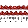 Natural Carnelian(Dyed & Heated) Beads Strands G-H057-A14-01-5