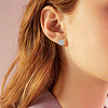 12Pcs 2 Colors 304 Stainless Steel Cuff Earrings EJEW-HS0001-40A-5