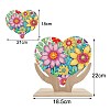 Heart & Flower Pattern DIY Display Decor Diamond Painting Kits PW-WG7F97A-01-1