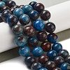 Natural Blue Opal Beads Strands G-H045-A02-8MM-02-1