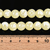 Baking Paint Glass Beads Strands DGLA-N015-10mm-08-4