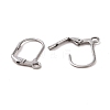Tarnish Resistant 304 Stainless Steel Leverback Earring Findings LS-STAS-E007-6-2