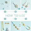 30Pcs 3 Colors Alloy Connector Charms RB-NB0001-22-5