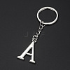 Platinum Plated Alloy Pendant Keychains KEYC-PW0002-009A-1