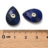 Dyed Natural Lapis Lazuli Pendants G-K371-03G-3