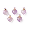 Natural Amethyst Pendants G-H252-C03-1