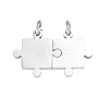 304 Stainless Steel Split Pendants PW-WG12405-01-1