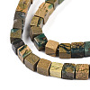 Natural Verdite Stone Beads Strands G-T140-47B-3