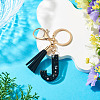 1Pc Resin Letter Keychains KEYC-TADJ0001-09J-4