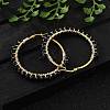 Beaded Hoop Earrings EJEW-JE03830-04-2