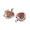 Synthetic Goldstone Pendants G-Q025-01P-09-3