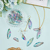 5 Sets 5 Colors Epoxy Resin Pendants RESI-SC0006-20-6