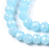 Electroplate Glass Beads Strands EGLA-A034-P2mm-A04-2