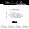 4Pcs Acrylic Alligator Hair Clips OHAR-LP0002-17C-2