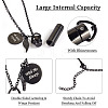 1Pc Word 304 Stainless Steel Column Urn Ashes Necklace DIY-TA0010-07B-4