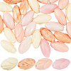 40Pcs 4 Colors Dyed Synthetic Coral & Resin Beads SHEL-SP0001-07B-1