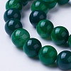 Natural Agate Beads Strands G-G754-03-6mm-4