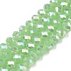 Electroplate Glass Beads Strands EGLA-A044-J8mm-B01-1
