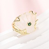 Natural Quartz Crystal Cuff Rings GG-CBA5FCC-04G-11-2
