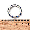 Brass Micro Pave Cubic Zirconia Finger Rings RJEW-P166-10P-5
