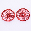 Wrapped Wire Iron Pendants IFIN-WH0053-41A-02-1