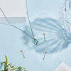4Pcs 2 Colors Rhodium Plated 925 Sterling Silver Locket Style Planet Pinch Bails STER-SC0001-71B-4