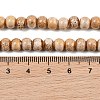 Handmade Fancy Antique Glazed Porcelain Ceramic Round Beads Strands PORC-L019-6mm-06-3