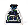 Ethnic Style Burlap Packing Pouches ABAG-N009-06A-02-4