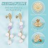 20Pcs 10 Style 304 Stainless Steel Stud Earrings Finding STAS-UN0041-93-5