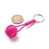 Braided Ball Rope Polyester Keychains KEYC-JKC00422-4
