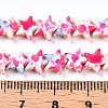 Spray Painted Synthetic Turquoise Beads Strands UNKW-T001-11K-02-3