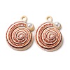 Baking Paint Alloy Pendants LS-FIND-G097-01F-1