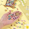 80Pcs 8 Colors Handmade Polymer Clay Beads CLAY-YW0001-98-5