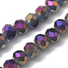 Electroplate Glass Beads Strands EGLA-A034-J6mm-G03-1