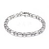 Tarnish Resistant 304 Stainless Steel Figaro Chain Bracelets BJEW-L637-04B-P-1
