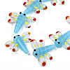 Autumn Theme Handmade Lampwork Beads Strands LAMP-Q031-017B-3