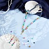 SUNNYCLUE 200Pcs DIY Natural & Dyed Ocean White Jade Beaded Stretch Bracelet Making Kits DIY-SC0014-78-5