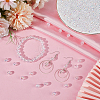 600Pcs Transparent Acrylic Beads MACR-PA0001-01-3