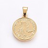 304 Stainless Steel Pendants X-STAS-H458-10G-2