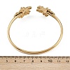 304 Stainless Steel Cuff Bangles for Women BJEW-A147-01A-G-5