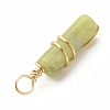 Natural Taiwan Jade Pendants PALLOY-JF01453-06-5