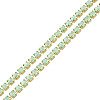 Brass Rhinestone Strass Chains CHC-N017-003B-C01-2